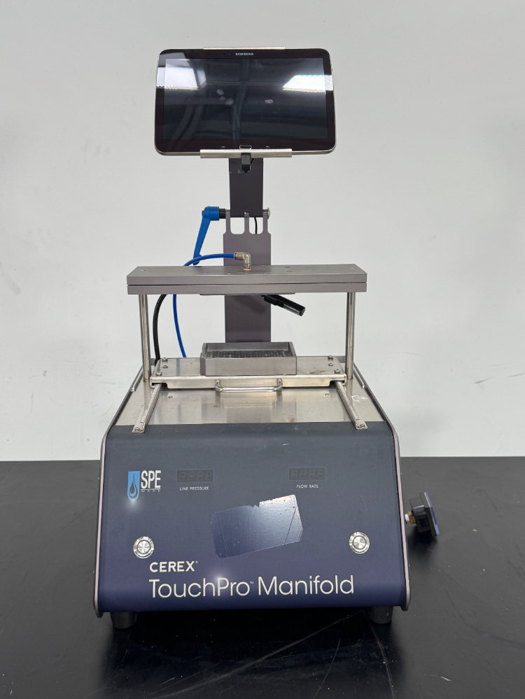Image of SPE‑Ware Cerex TouchPro Positive-Pressure SPE Vacuum Manifold, 12‑Channel